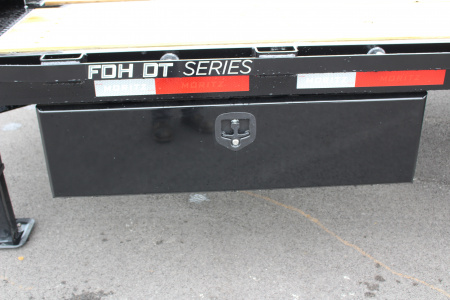 New 2025 Moritz FDGH DT 30' + 5' GOOSENECK Deckover Flatbed Trailer- Full Width Aluminum Ramps- 25900# GVW