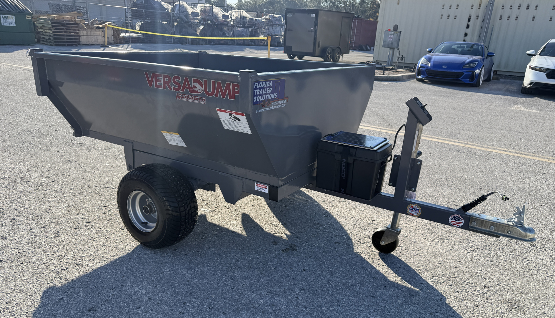 New 2026 Midsota 36x5 Mini Dump 2K Dump Trailer