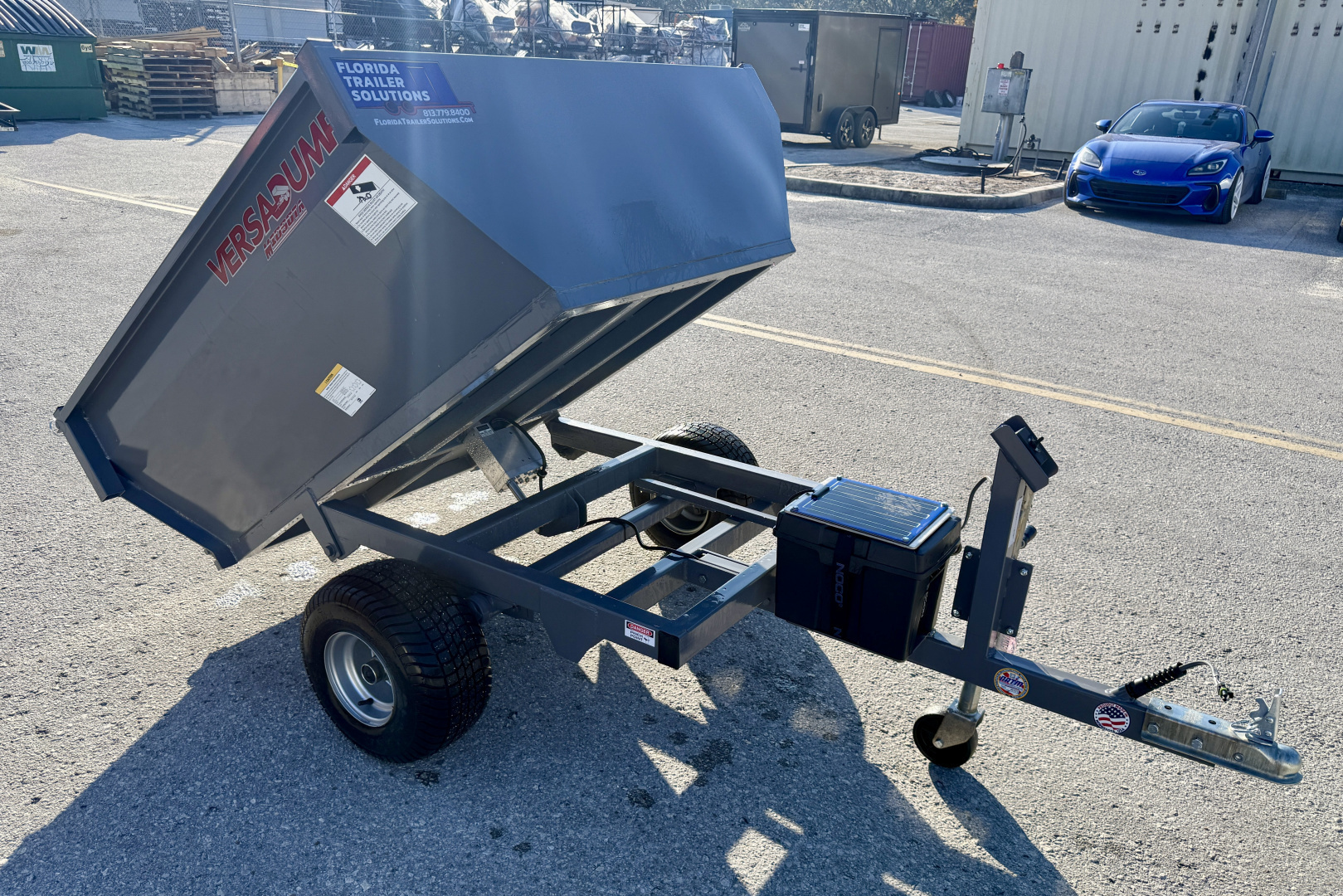 New 2026 Midsota 36x5 Mini Dump 2K Dump Trailer