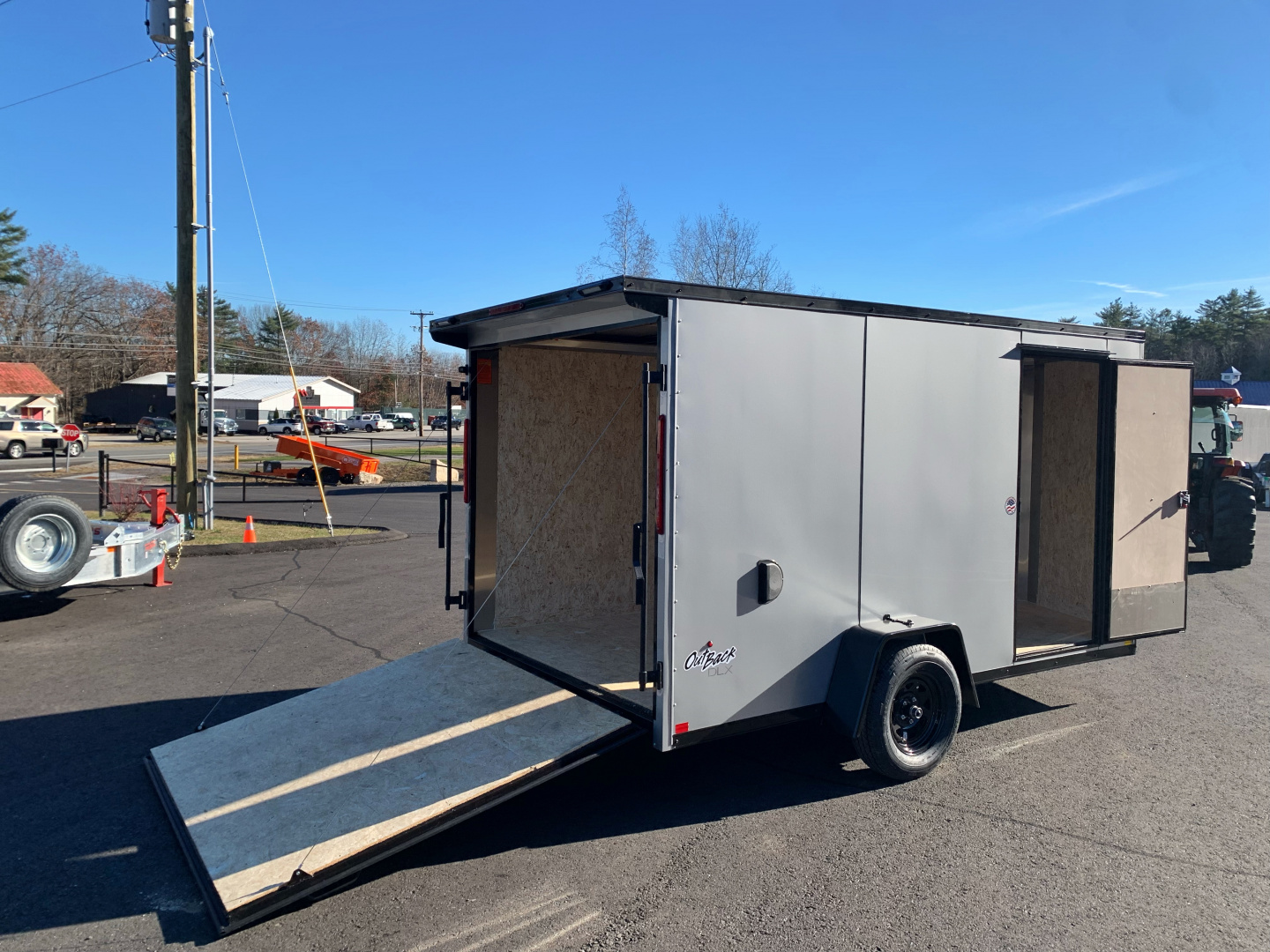 New 2026 Pace American 7x12 + 2ft V nose/ Rear Spoiler/ Elec. Brake/ Blackout - 3500GVW