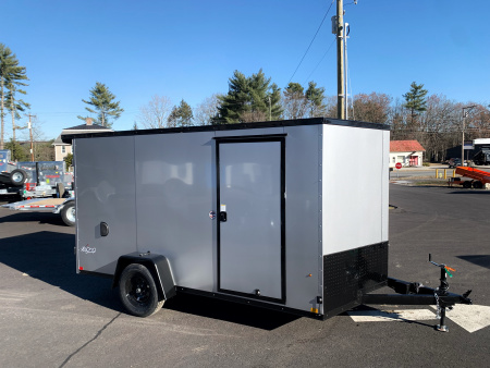 New 2026 Pace American 7x12 + 2ft V nose/ Rear Spoiler/ Elec. Brake/ Blackout - 3500GVW