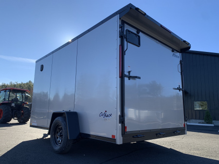 New 2026 Pace American 7x12 + 2ft V nose/ Rear Spoiler/ Elec. Brake/ Blackout - 3500GVW