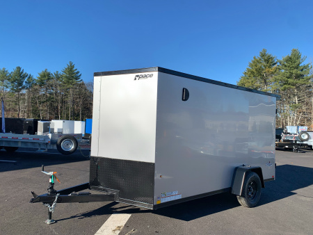 New 2026 Pace American 7x12 + 2ft V nose/ Rear Spoiler/ Elec. Brake/ Blackout - 3500GVW