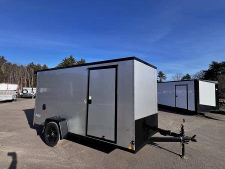 New 2026 Pace American 7x12 + 2ft V nose/ Rear Spoiler/ Elec. Brake/ Blackout - 3500GVW