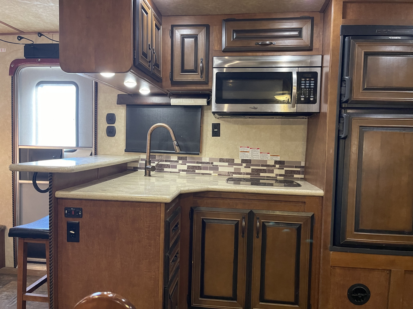 Used 2019 Bison Trailers 8318 W/ SLIDE Horse Trailer