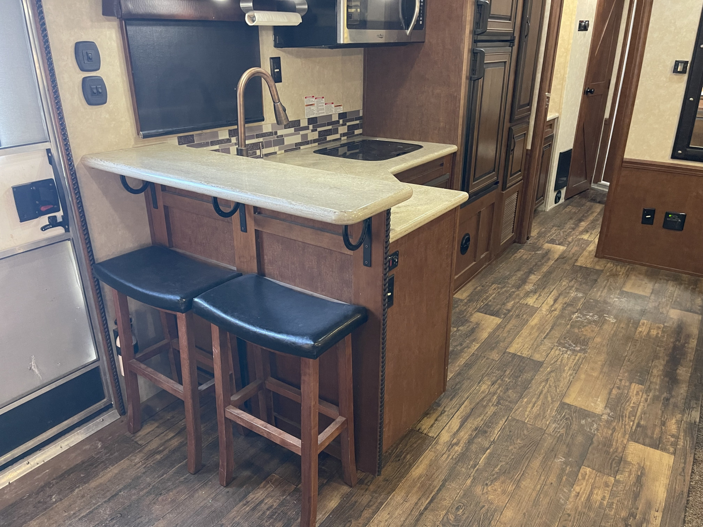 Used 2019 Bison Trailers 8318 W/ SLIDE Horse Trailer