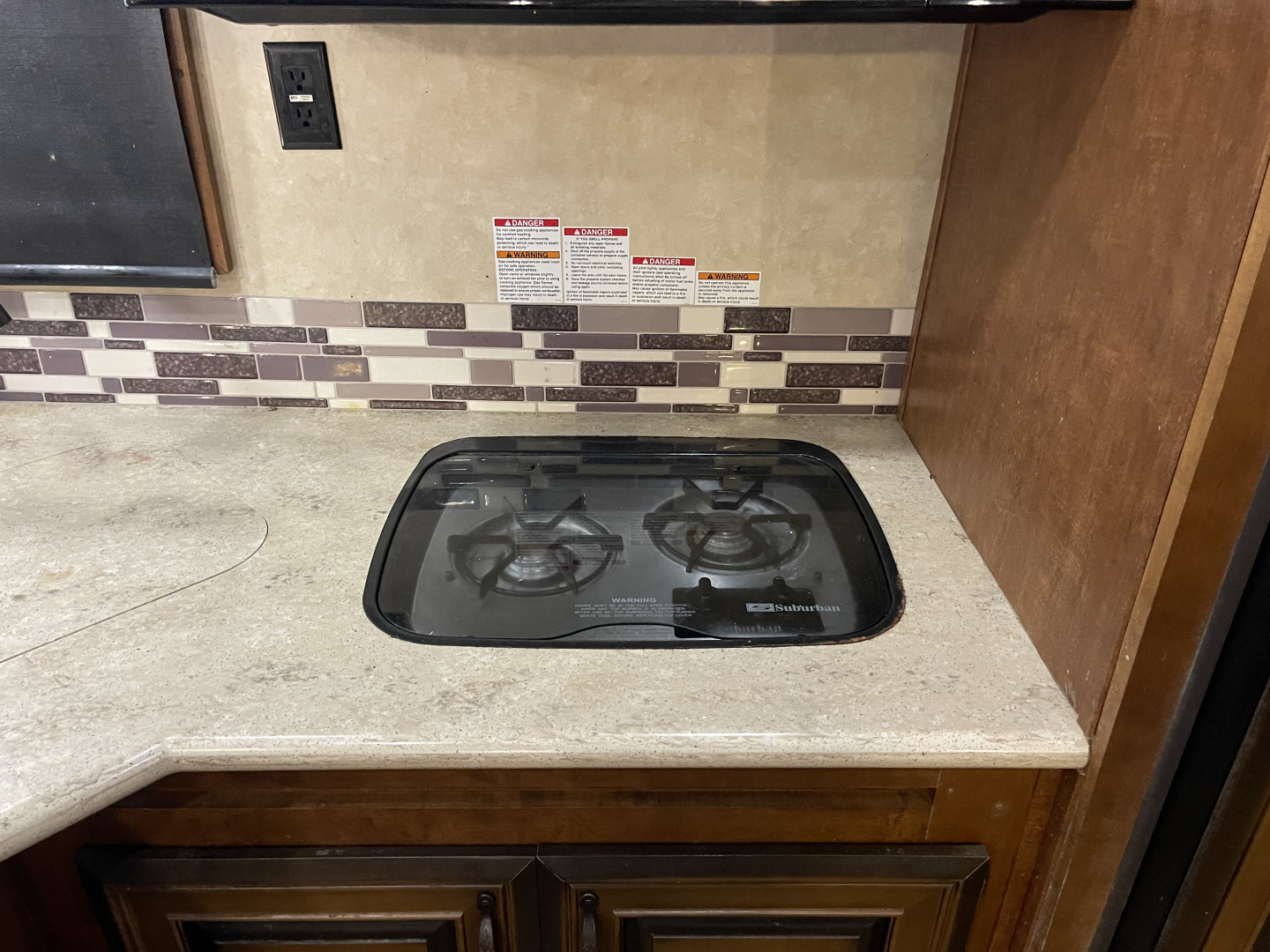 Used 2019 Bison Trailers 8318 W/ SLIDE Horse Trailer