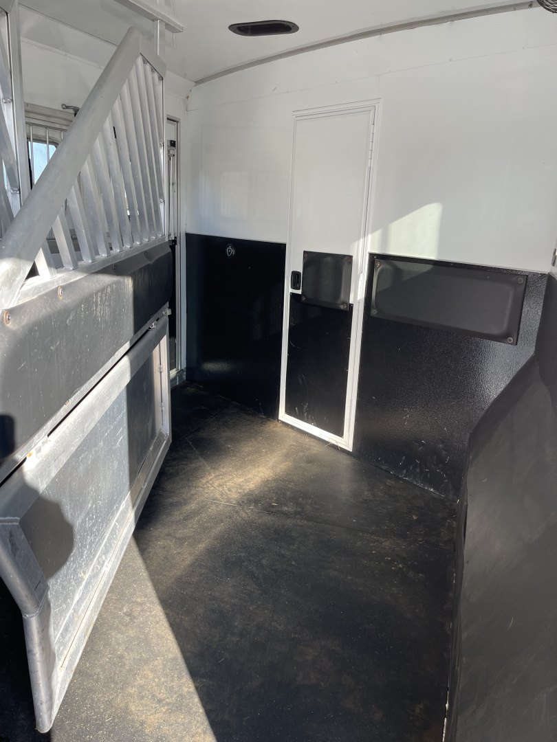 Used 2019 Bison Trailers 8318 W/ SLIDE Horse Trailer