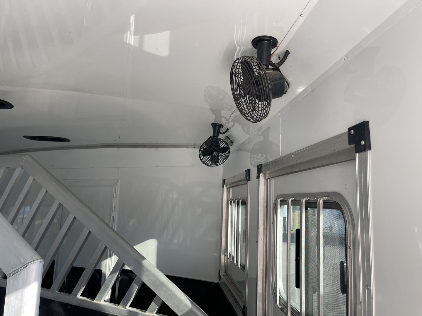 Used 2019 Bison Trailers 8318 W/ SLIDE Horse Trailer