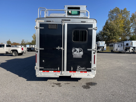 Used 2019 Bison Trailers 8318 W/ SLIDE Horse Trailer