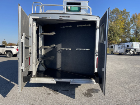 Used 2019 Bison Trailers 8318 W/ SLIDE Horse Trailer