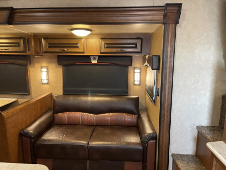 Used 2019 Bison Trailers 8318 W/ SLIDE Horse Trailer