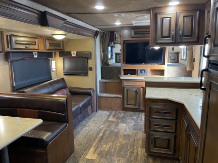 Used 2019 Bison Trailers 8318 W/ SLIDE Horse Trailer