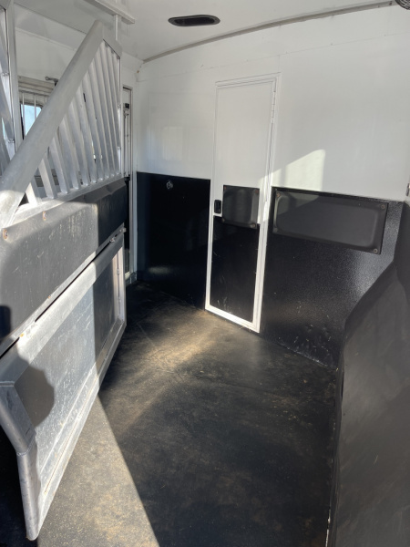 Used 2019 Bison Trailers 8318 W/ SLIDE Horse Trailer