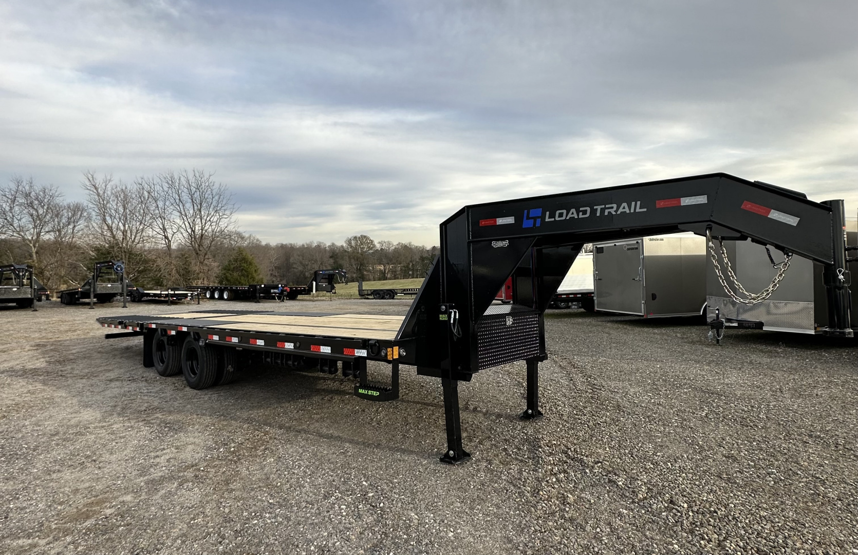 New 2026 Load Trail Low Pro GN Hyd Dove Equipment Trailer