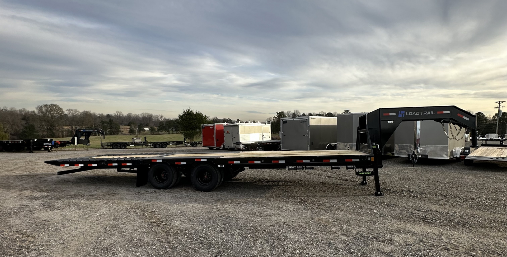 New 2026 Load Trail Low Pro GN Hyd Dove Equipment Trailer