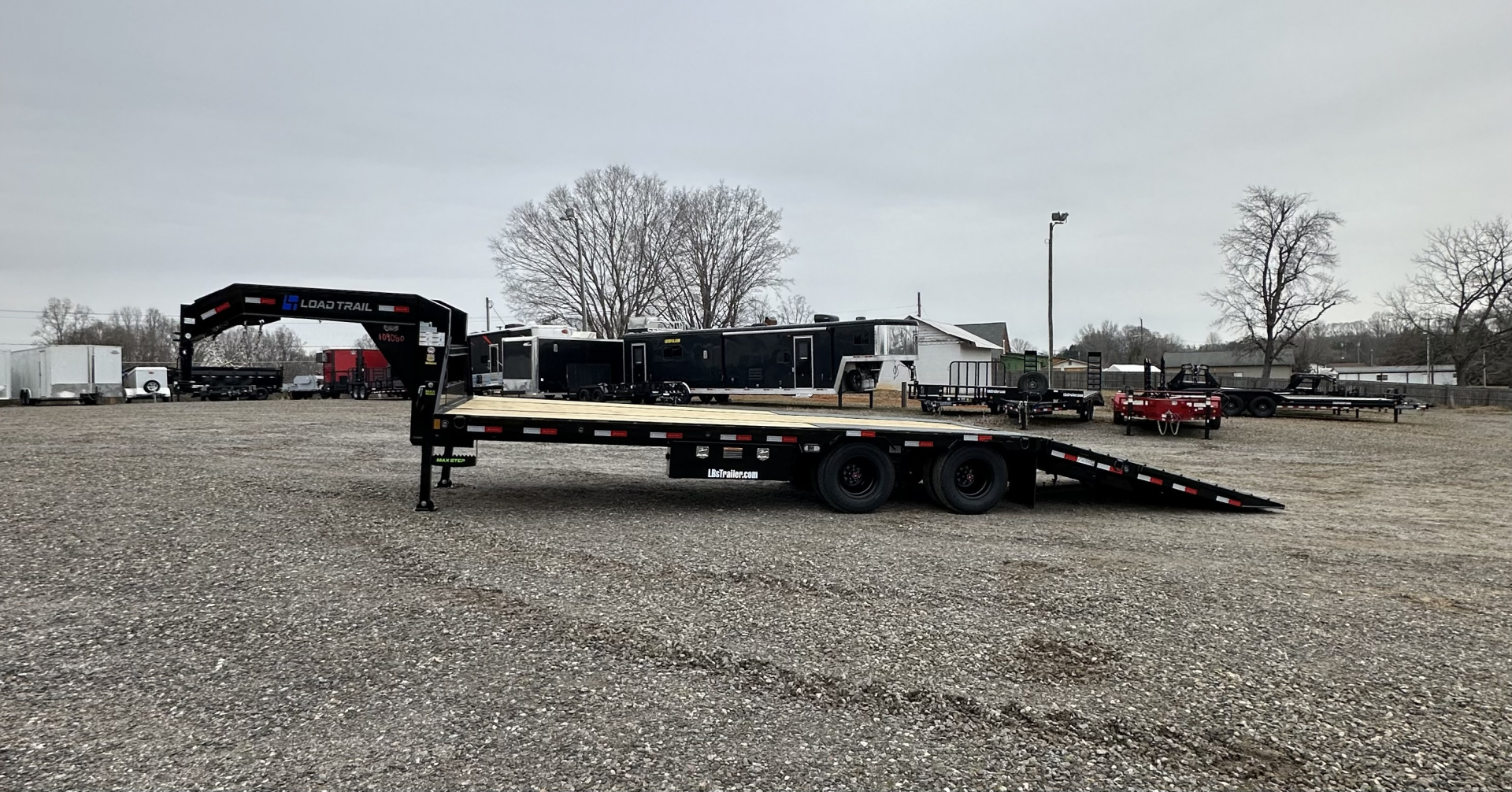 New 2026 Load Trail Low Pro GN Hyd Dove Equipment Trailer