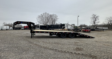 New 2026 Load Trail Low Pro GN Hyd Dove Equipment Trailer