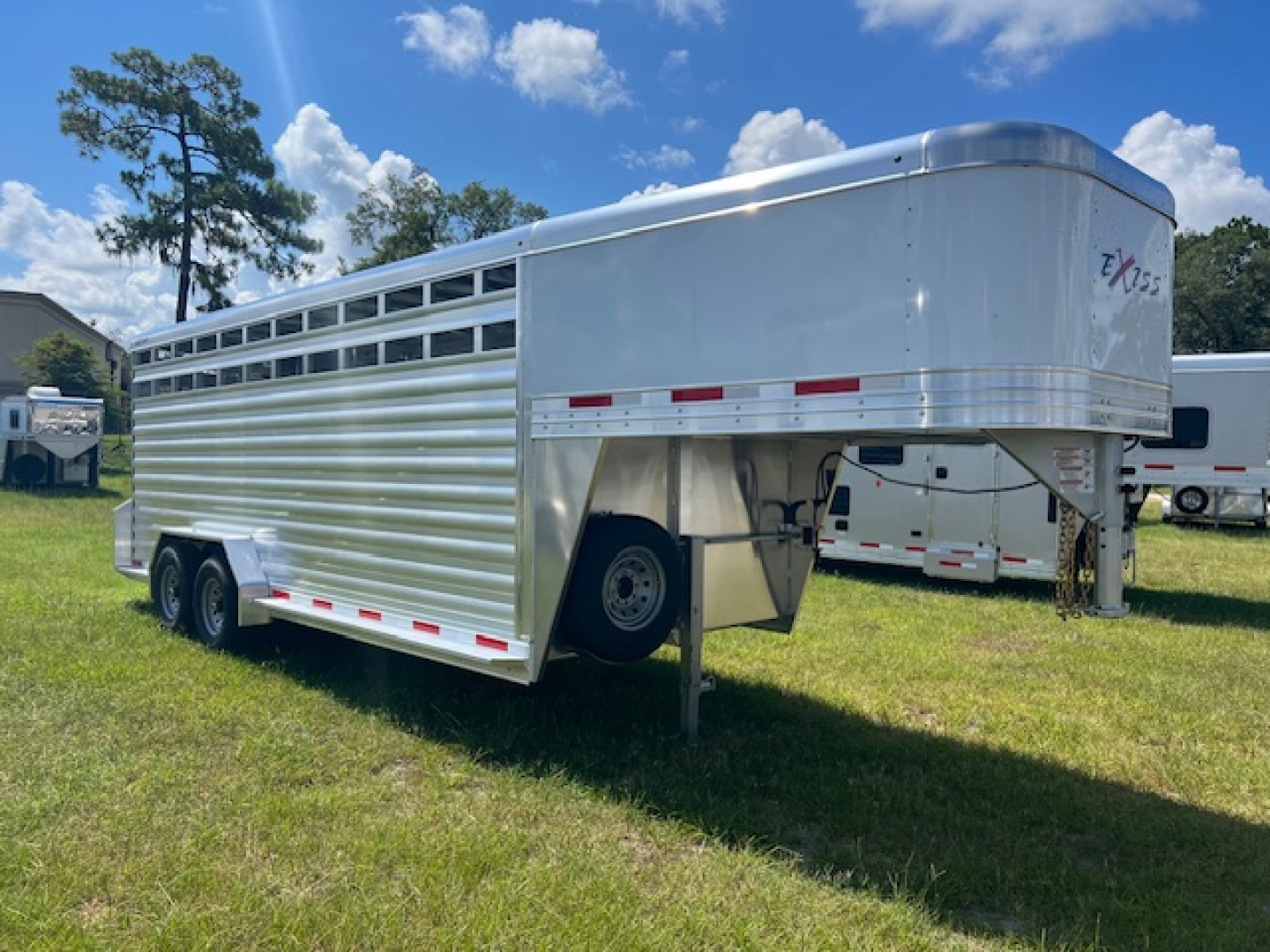 New 2026 Exiss Trailers 20' stock trailer (stk7020) Stock / Stock Combo Trailer