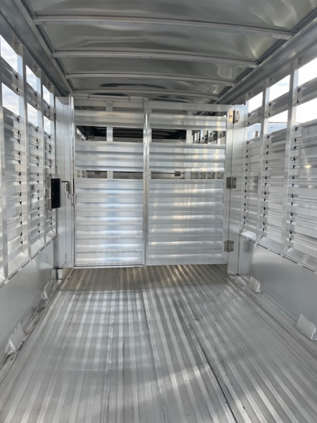 New 2026 Exiss Trailers 20' stock trailer (stk7020) Stock / Stock Combo Trailer