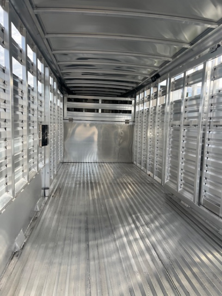 New 2026 Exiss Trailers 20' stock trailer (stk7020) Stock / Stock Combo Trailer