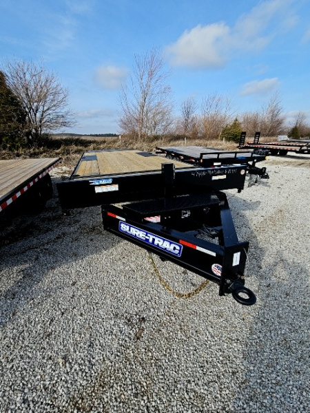 New 2026 Sure-Trac 8.5 x 24 17.6K HD Deckover Power Tilt Trailer