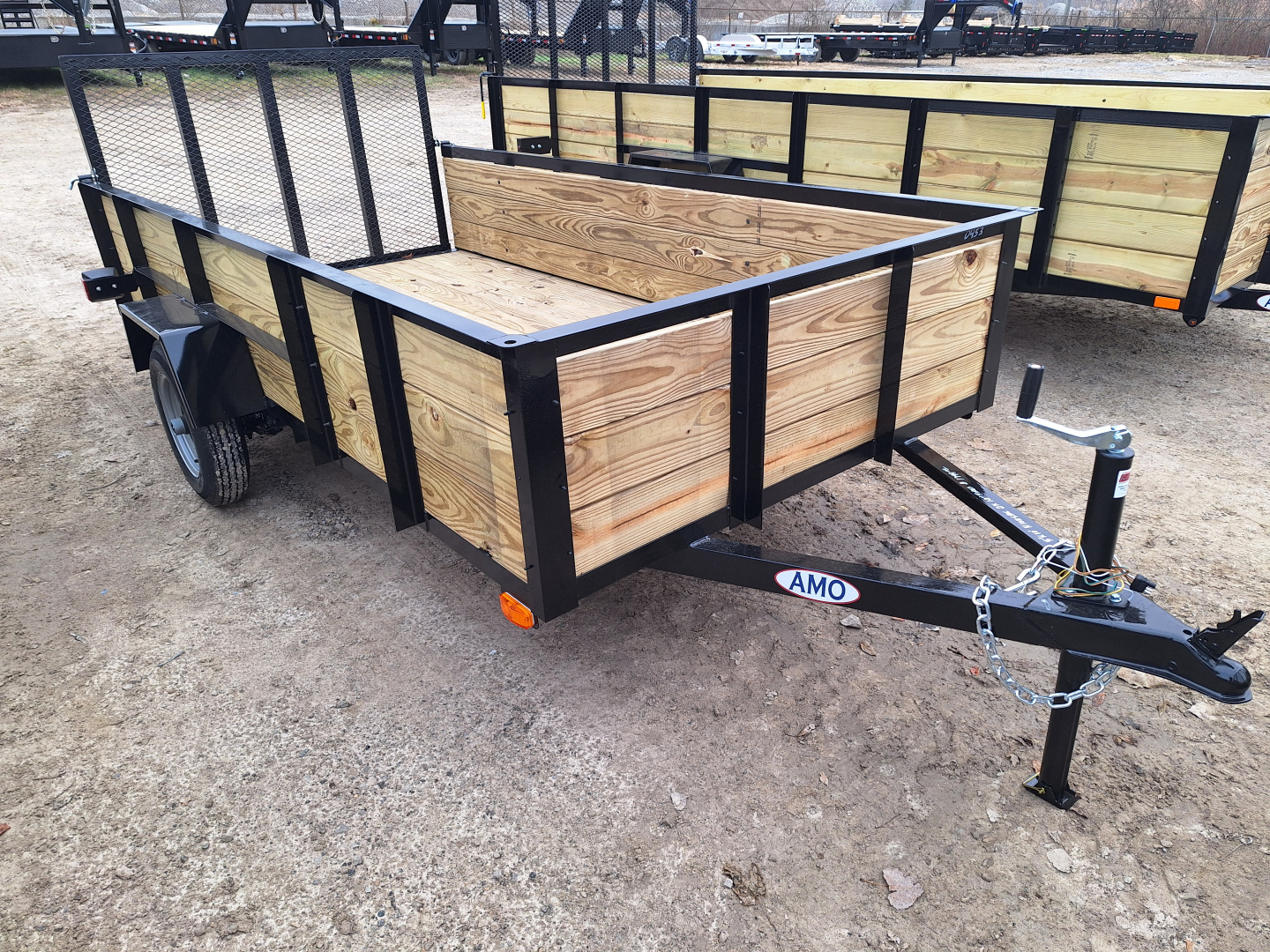 New 2026 AMO 5x10 Light Duty Woodside Utility Trailer