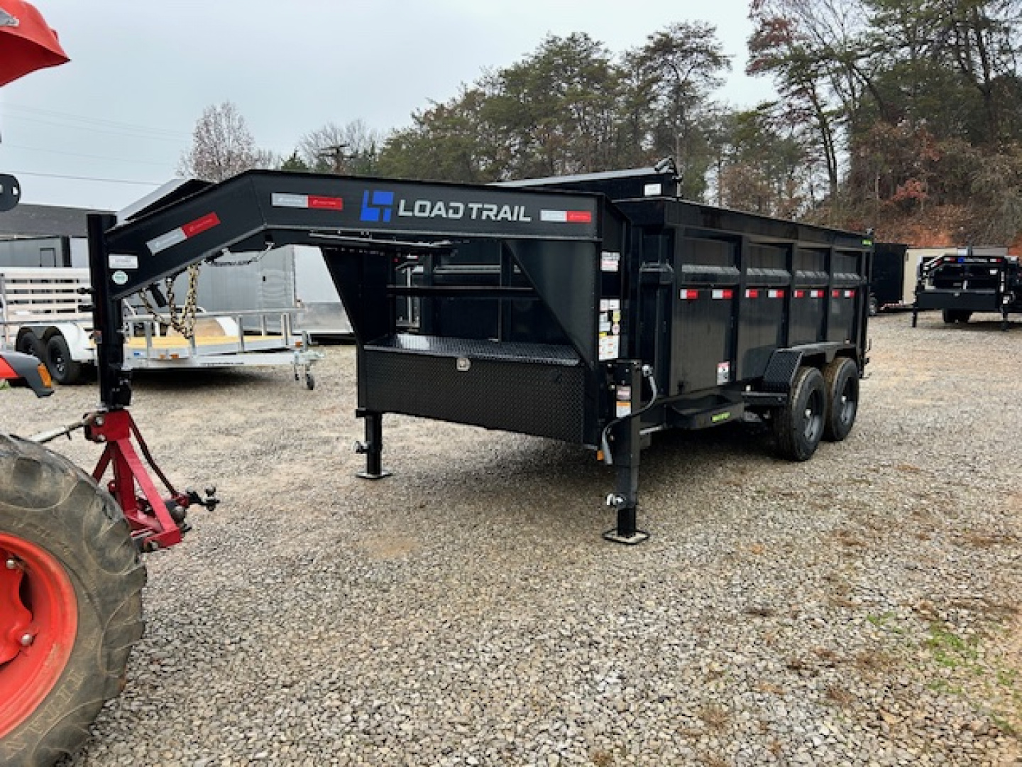 New 2026 Load Trail 7x14 16k 4' sides Dump Trailer