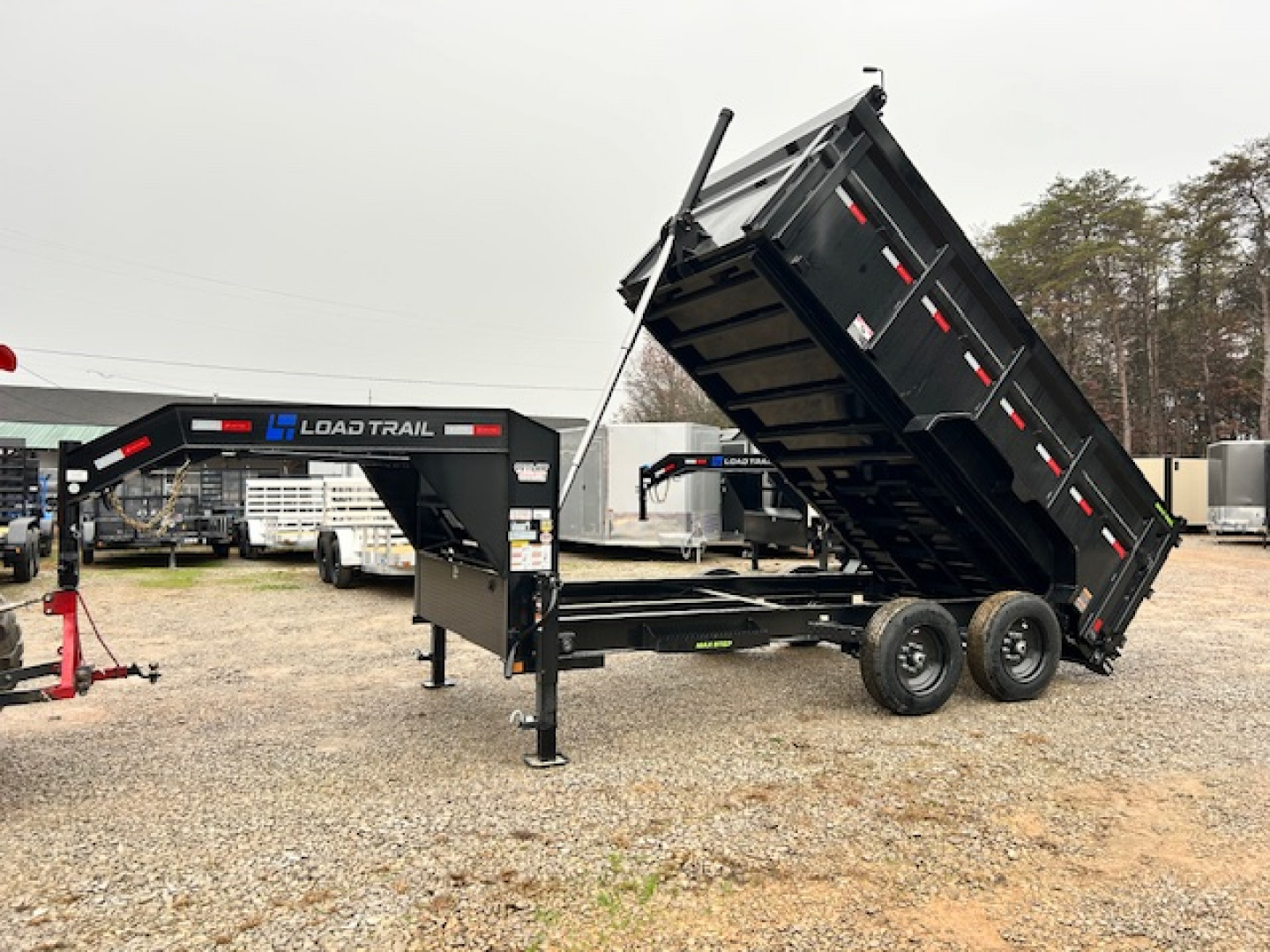 New 2026 Load Trail 7x14 16k 4' sides Dump Trailer