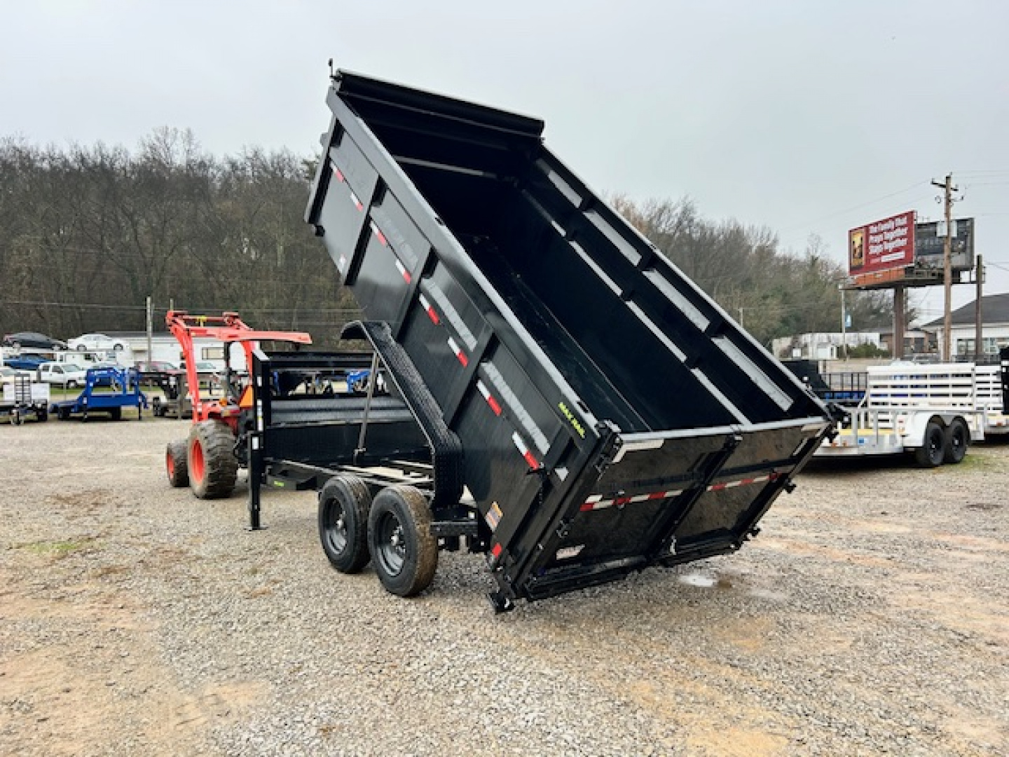 New 2026 Load Trail 7x14 16k 4' sides Dump Trailer
