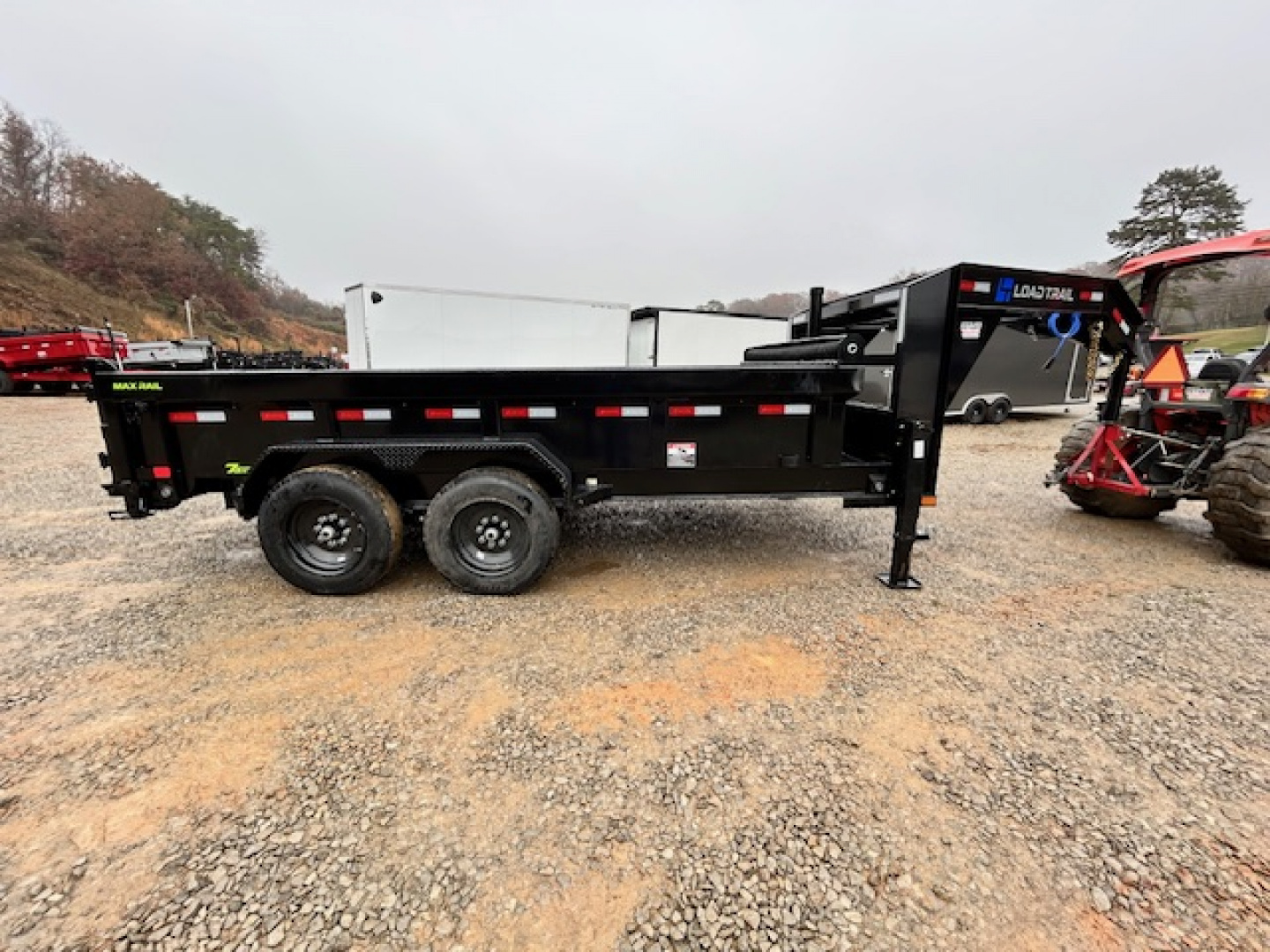 New 2026 Load Trail 7x14 16k 2' sides Dump Trailer