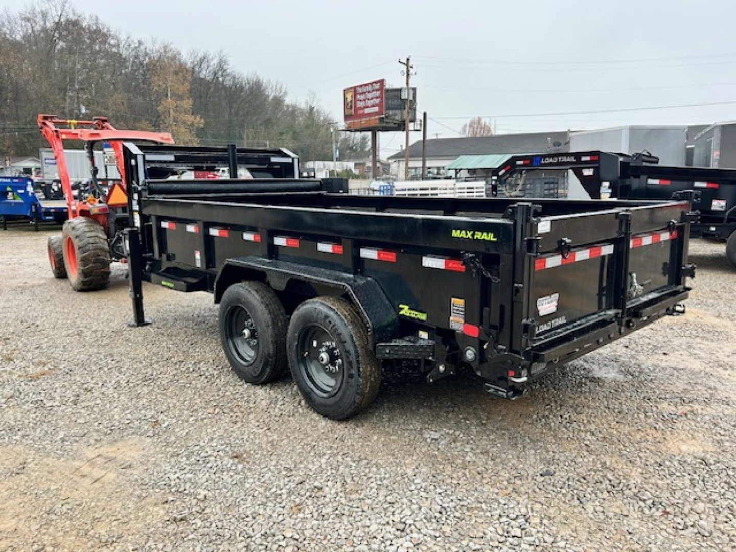 New 2026 Load Trail 7x14 16k 2' sides Dump Trailer