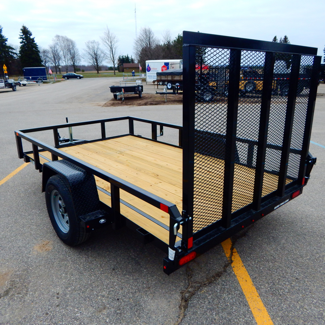 New 2026 Sure-Trac 6x12 3k Tube Top Utility Trailer