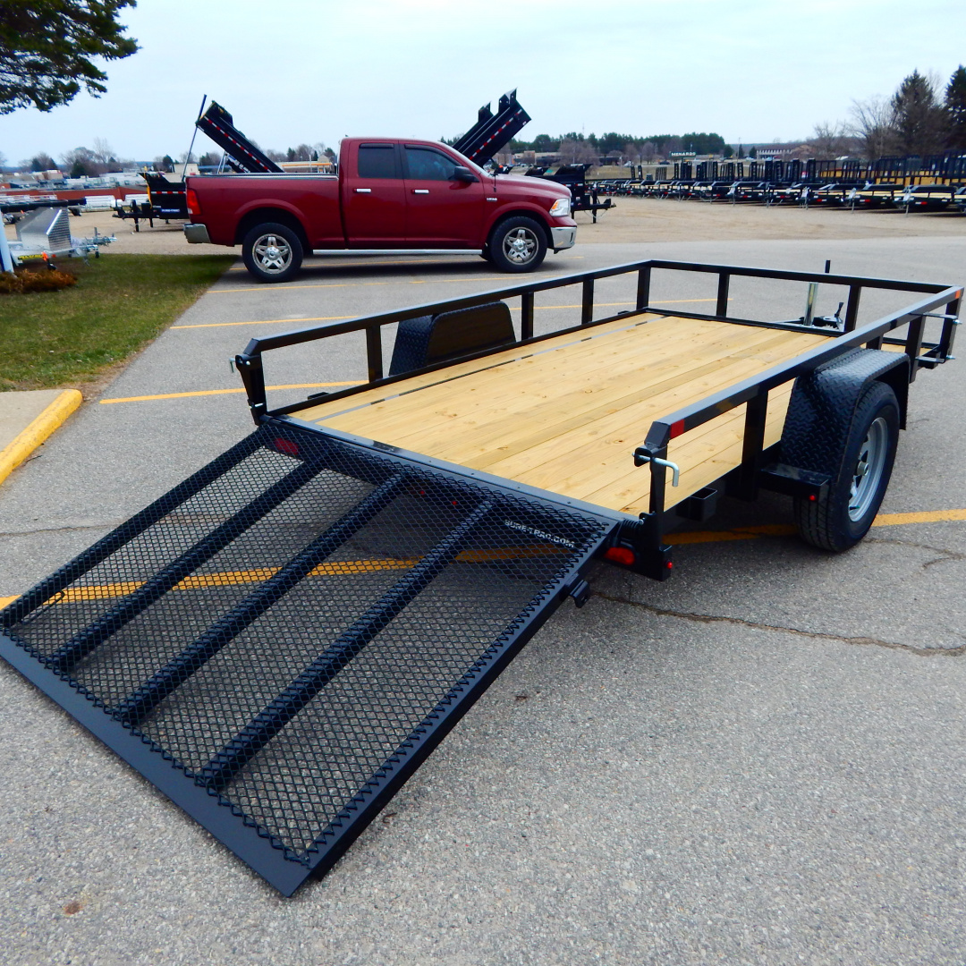 New 2026 Sure-Trac 6x12 3k Tube Top Utility Trailer