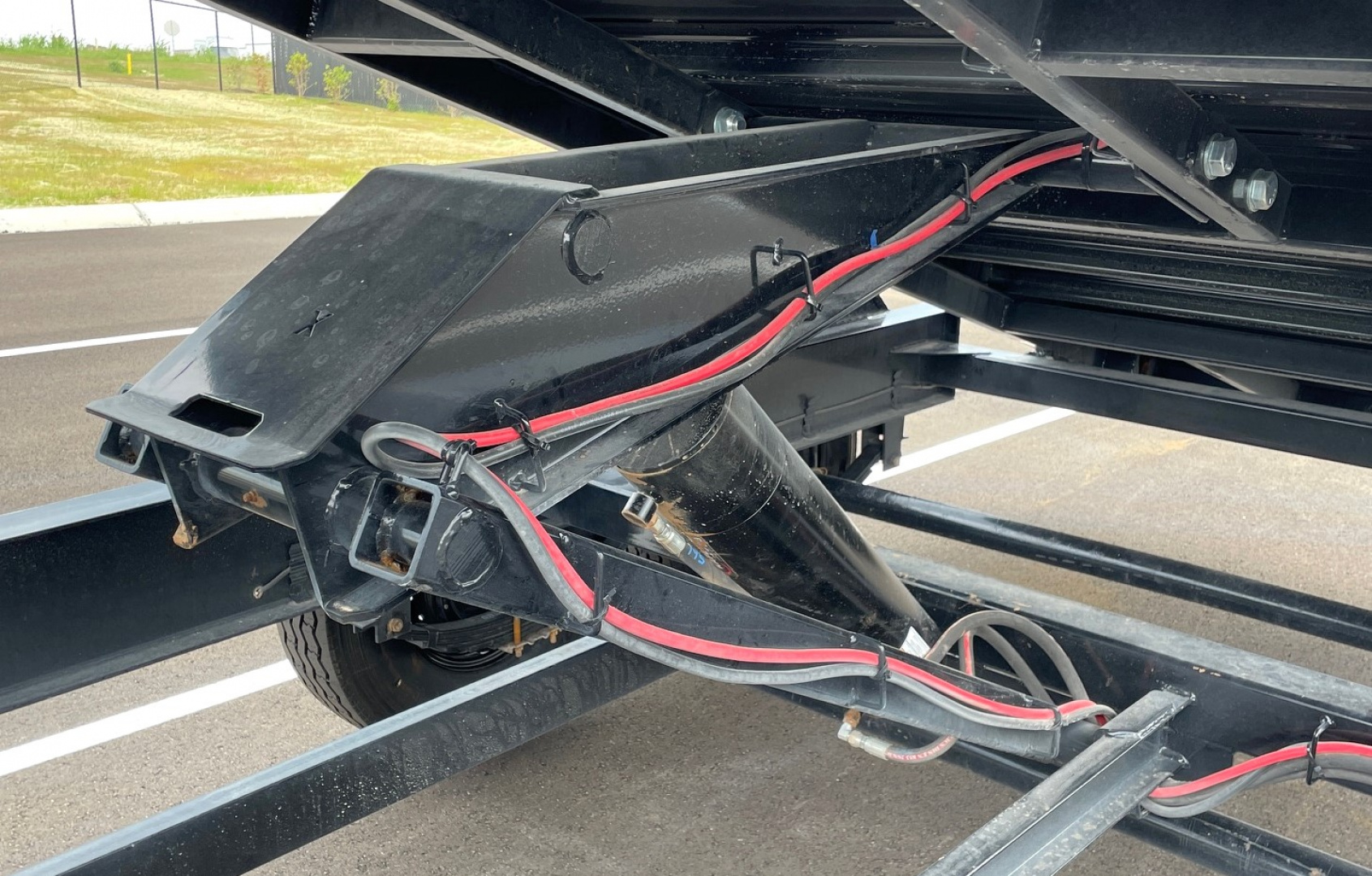 New Horizon 16' Gooseneck Roll Off Bin Dump Trailer 17,920LB w/ 3 Dumpster Bins