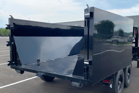 New Horizon 16' Gooseneck Roll Off Bin Dump Trailer 17,920LB w/ 3 Dumpster Bins