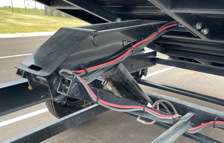 New Horizon 16' Gooseneck Roll Off Bin Dump Trailer 17,920LB w/ 3 Dumpster Bins