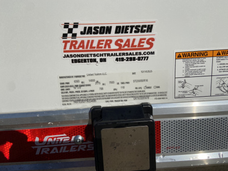 New 2026 United Trailers Tool Crib 8.5X20