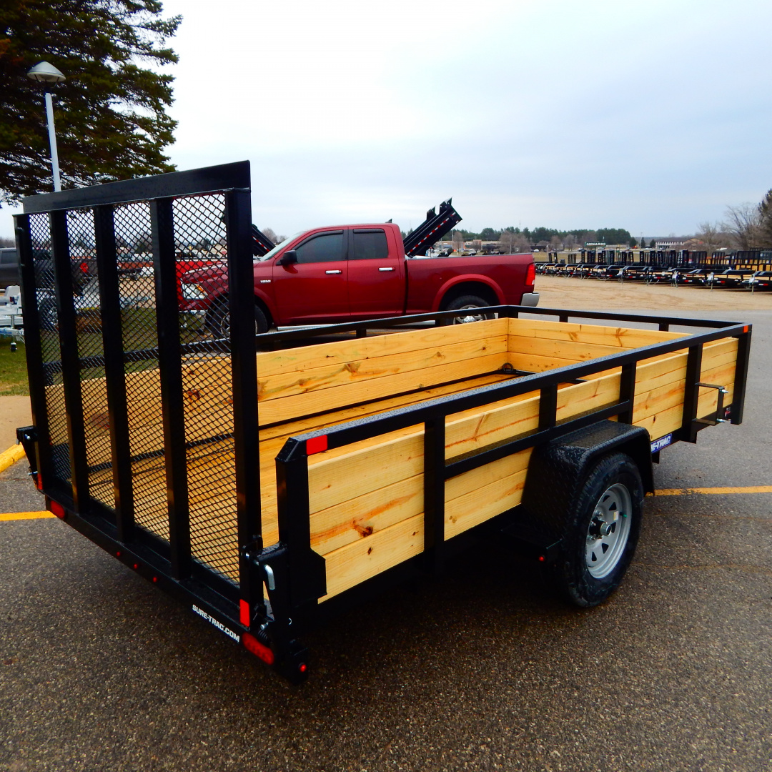 New 2026 Sure Pull Trailers 6x12 3k 3 Board Utility Trailer