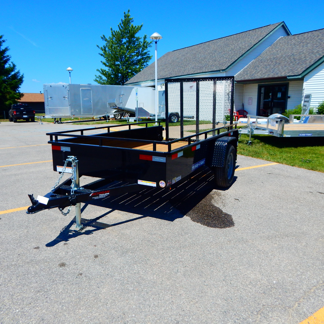 New 2026 Sure-Trac 6x10 3k Steel High Side Utility Trailer