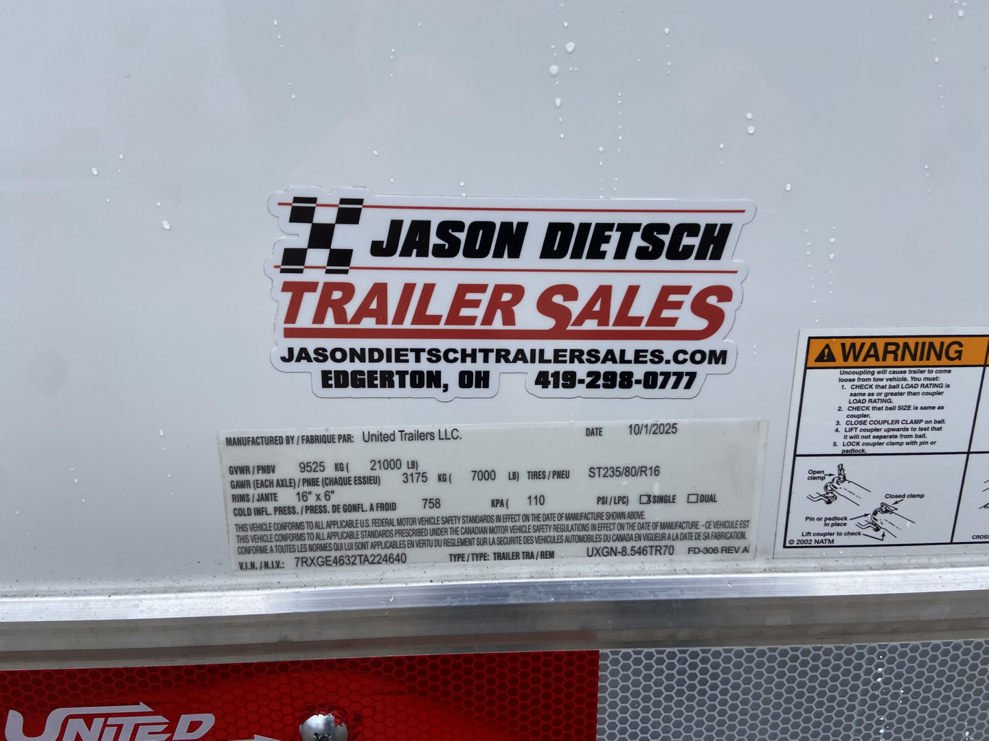 New 2026 United Trailers Car Hauler 46'