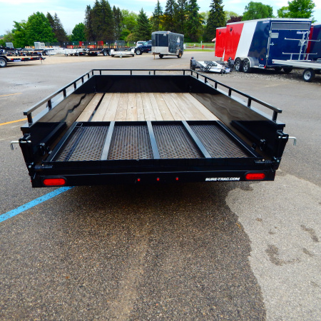 New 2026 Sure-Trac 6x12 3k Steel High Side Utility Trailer