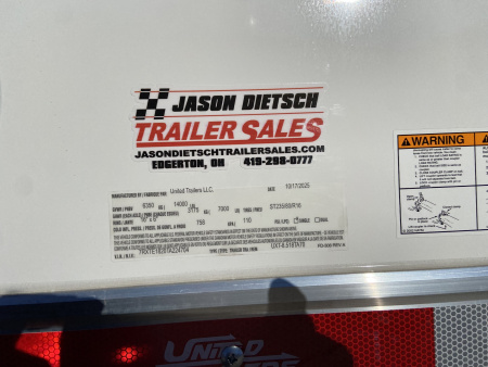 New 2026 United Cargo / Enclosed Trailer 18'