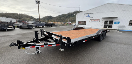 New CAR HAULER 2026 VERSATILE ROCK CRAWLER DRIVE OVER FENDER 7X22 14000 GVWR FLATBED TRAILER