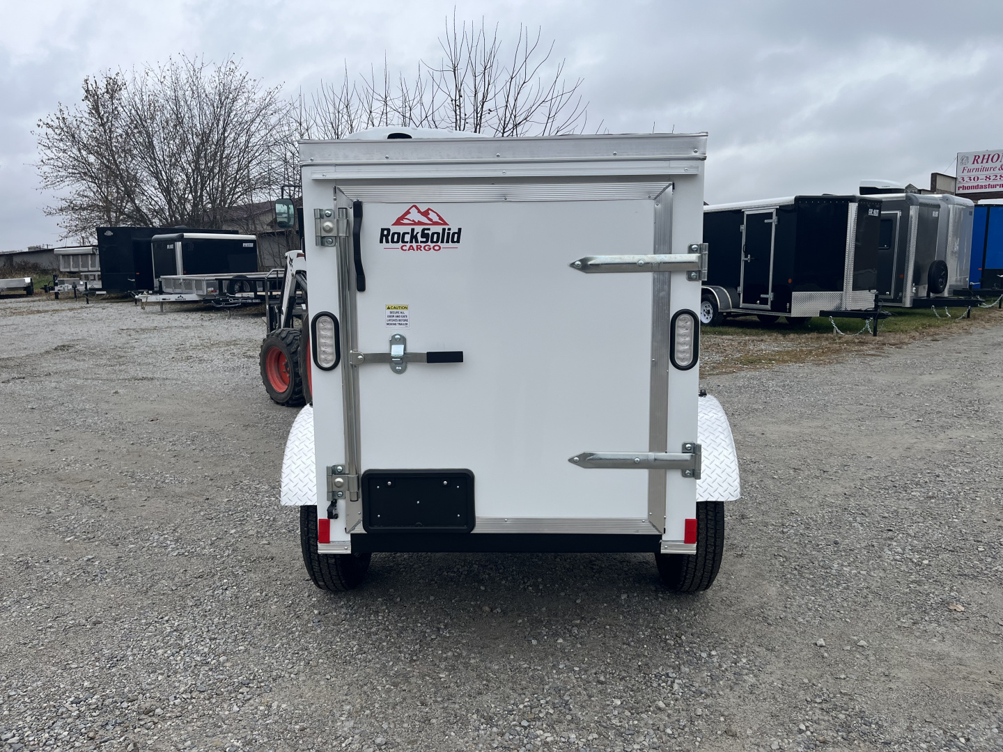 New 2026 Rock Solid Cargo 4'x6'x4' Cargo / Enclosed Trailer
