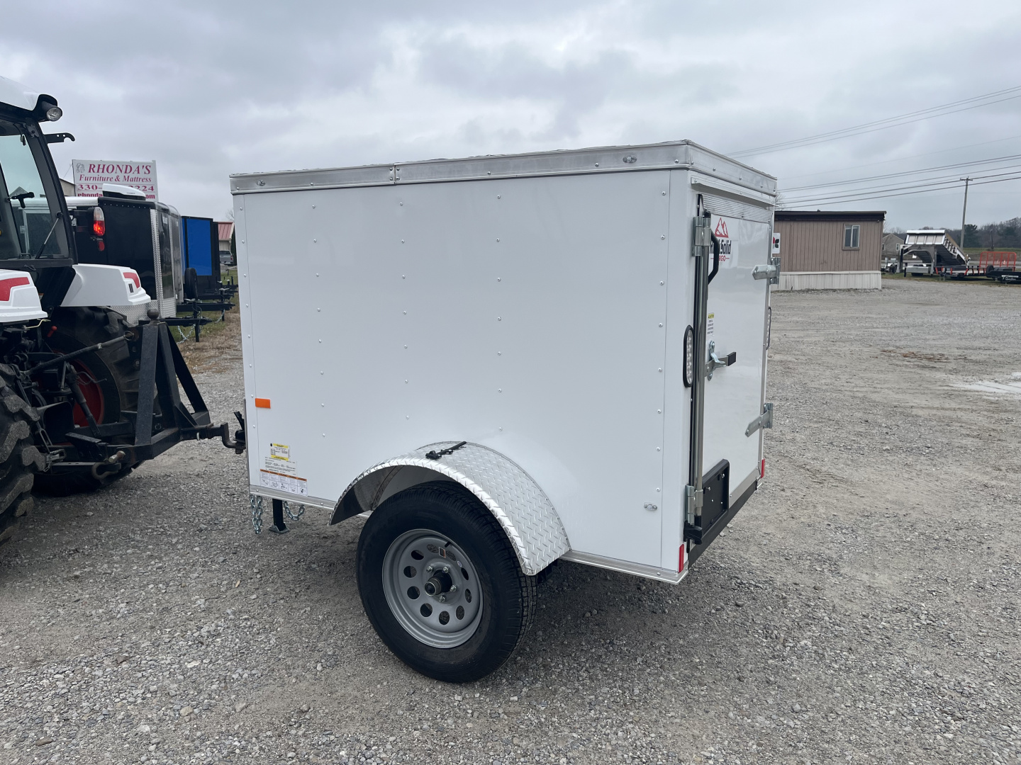 New 2026 Rock Solid Cargo 4'x6'x4' Cargo / Enclosed Trailer