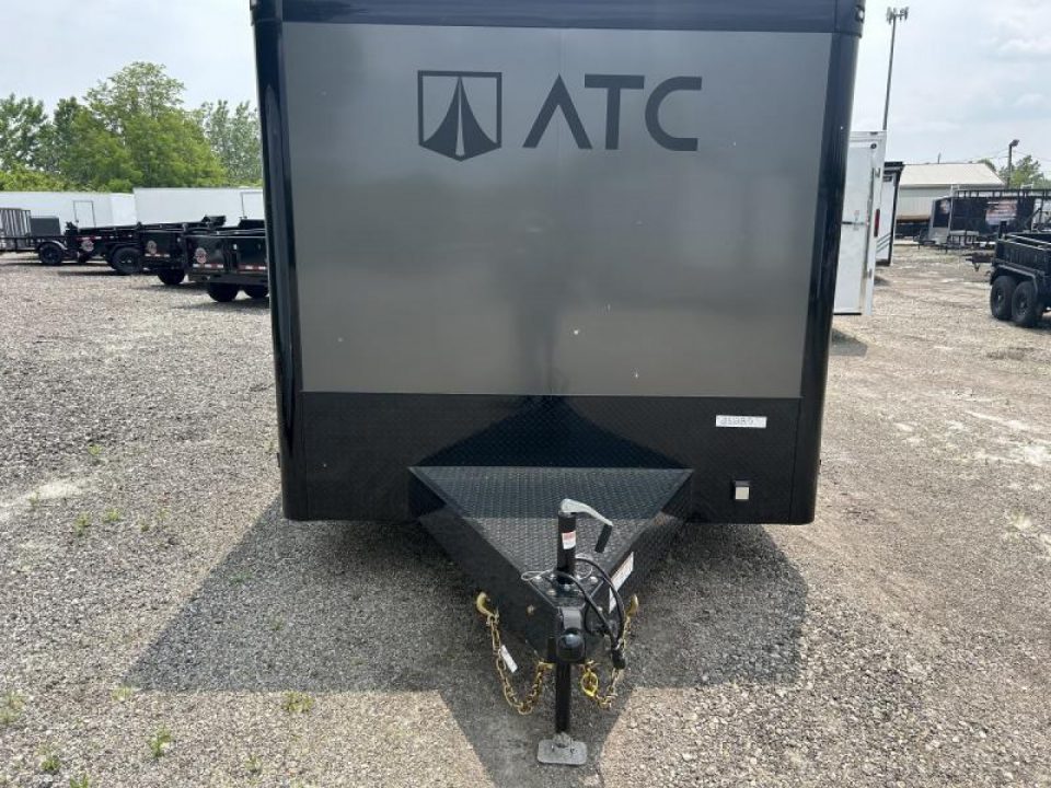 New 2023 ATC 8.5 X 28 FT CAR HAULER ROM500 WITH BLACK OUT KIT