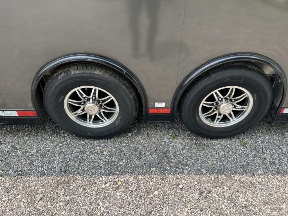 New 2023 ATC 8.5 X 28 FT CAR HAULER ROM500 WITH BLACK OUT KIT