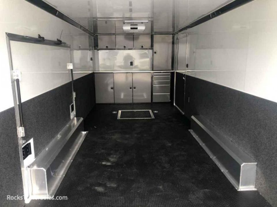 New 2023 ATC 24 FT QUEST ENCLOSED CAR HAULER WITH ESCAPE DOOR AND AC