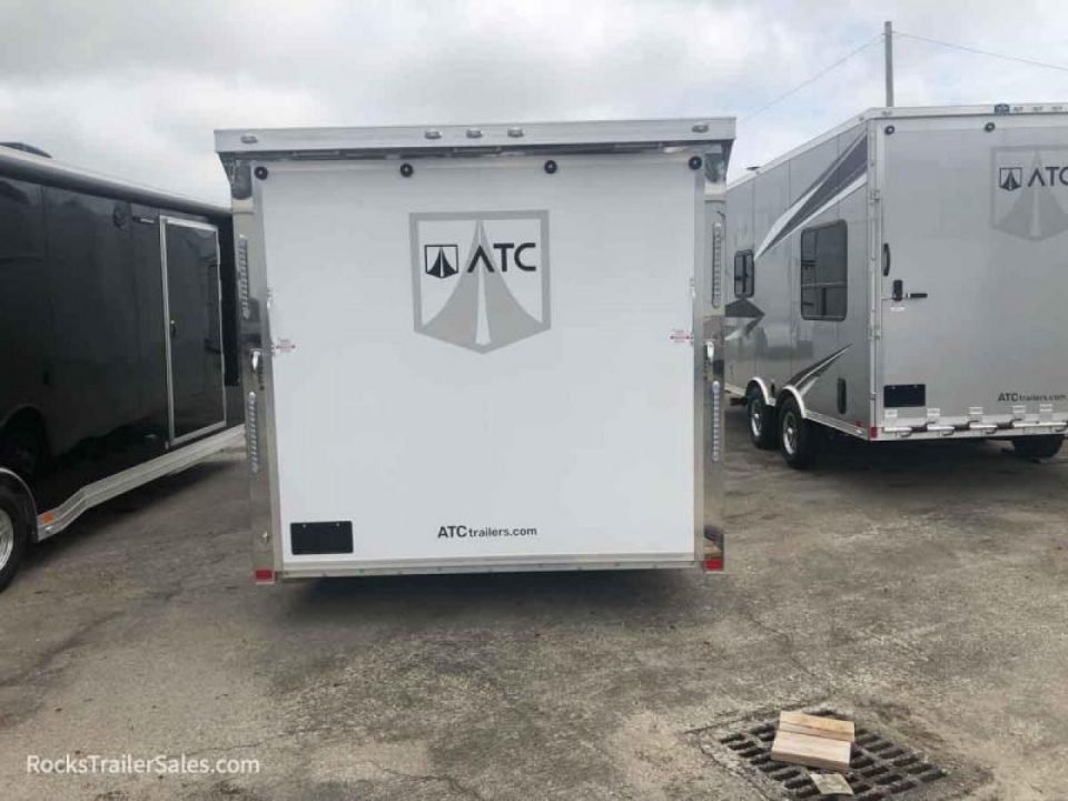 New 2023 ATC 24 FT QUEST ENCLOSED CAR HAULER WITH ESCAPE DOOR AND AC